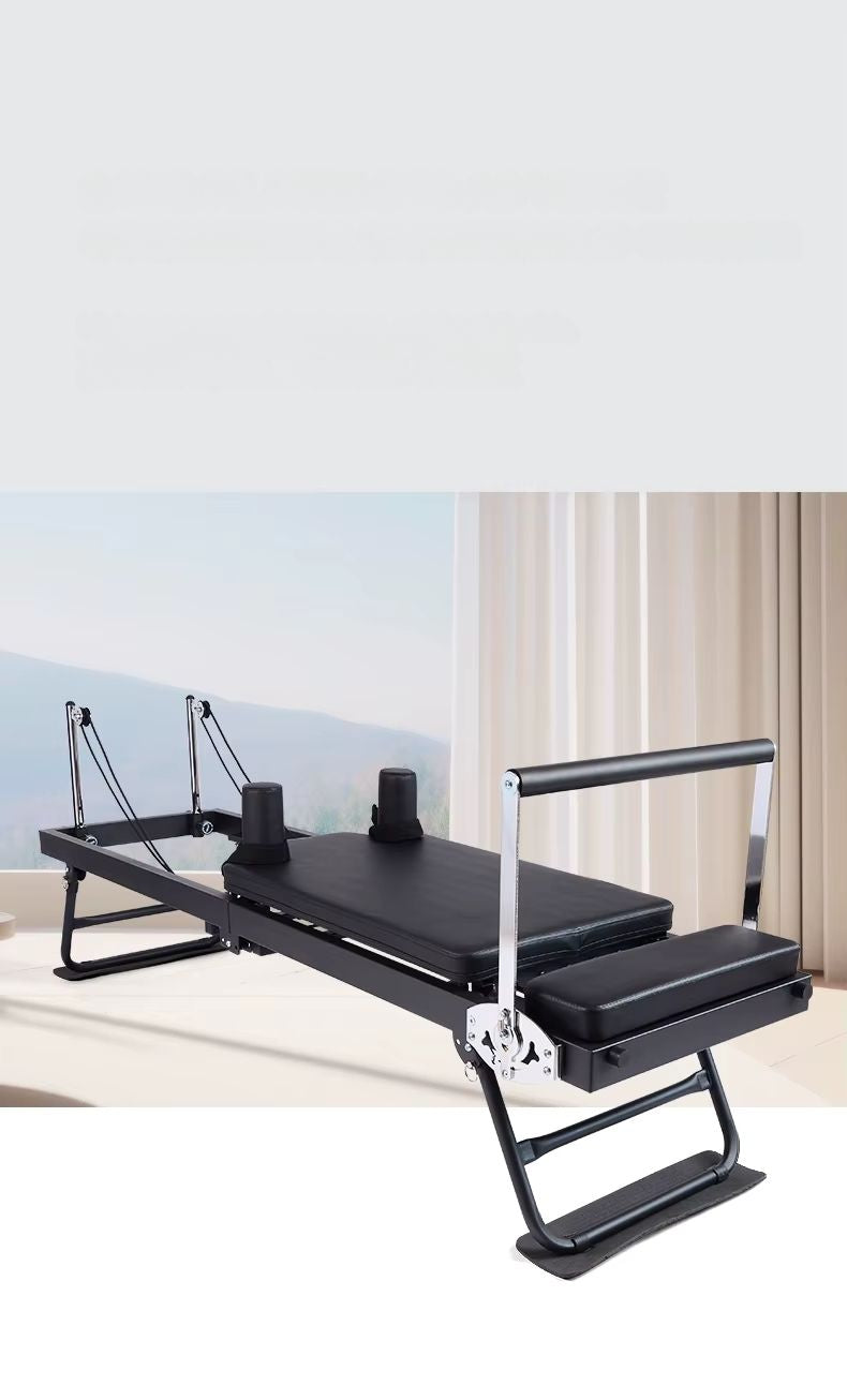 Pilates reformer pliable