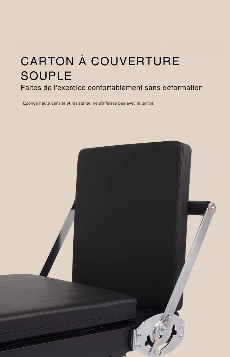 Pilates reformer pliable