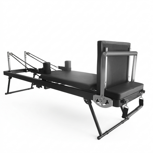Pilates reformer pliable
